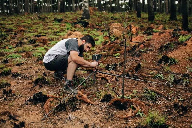 Browning camera trap deployed in the field — the workhorse of wildlife monitoring
